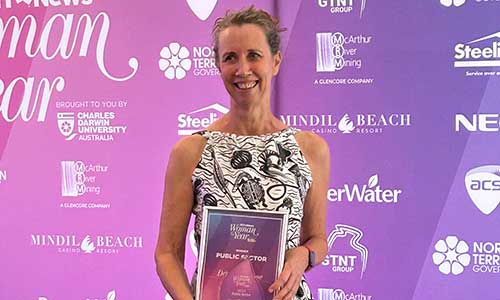 Department staff shine at NT women’s award