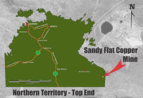 Redbank Mine locality map.